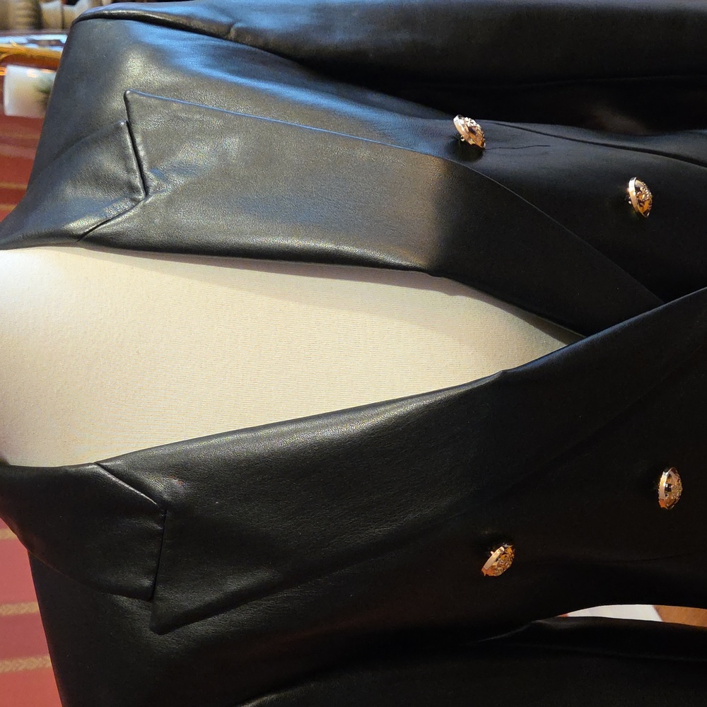Zara Faux Leather Jacket - Picture 2 of 10
